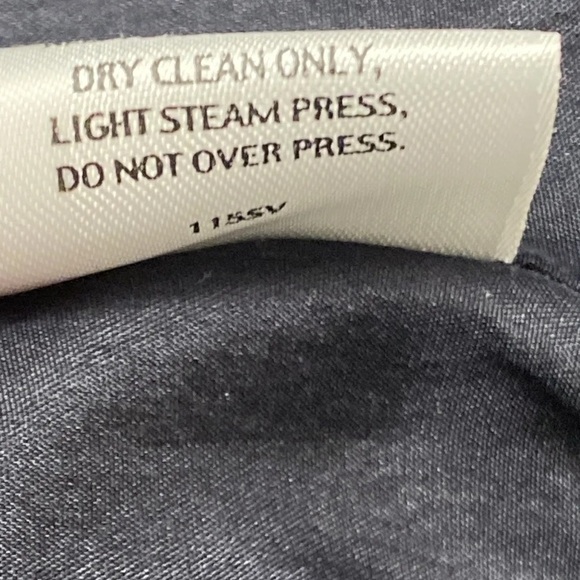 EILEEN FISHER Women’s Size S Open Front Textured Silk Jacket Blazer Navy Blue - Picture 7 of 8